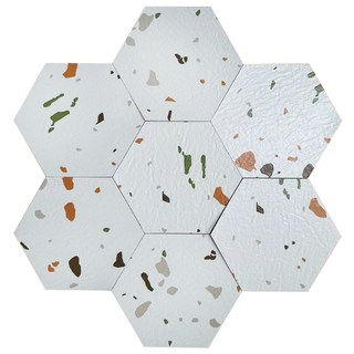 WE CHAMP 6角裝飾牆貼, 水磨石