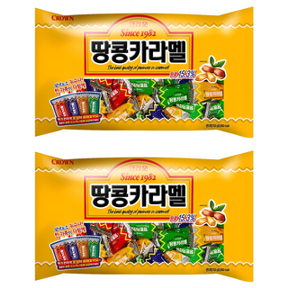 CROWN 皇冠 焦糖花生糖, 720g, 2袋