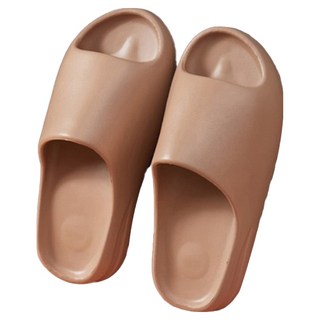 bebehome 二代柔軟輕量椰子拖鞋 厚底 圓頭, 咖啡色, 36~37cm