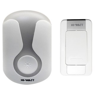 HI-WATT 海威特 超高頻看護專用鈴 插電式 HW-A12 門鈴 + 按鍵, 1組