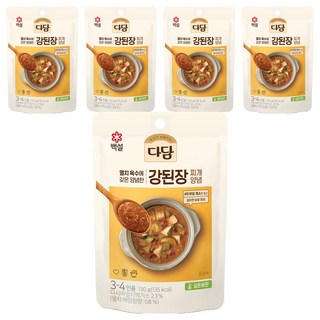 Dadam 濃鬱大醬鍋醬料, 130g, 5個