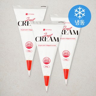 장가네제과 생크림 3개입 (냉동), 420g, 1개
