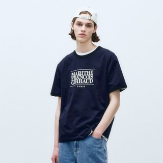 MaritheFrancoisGirbaud 男款 CLASSIC LOGO COLOR POINT TEE