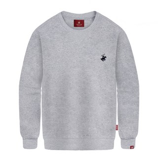BEVERLY HILLS POLO CLUB 比佛利保羅 男女通用 經典刺繡標誌 特殊雙面棉 圓領衛衣 CPL9T00