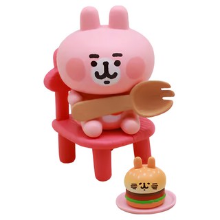 卡娜赫拉的小動物 美食探險家 粉紅兔兔, 頭部可360°旋轉 1盒