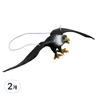 Lemongcreef 驅鴿驅鳥老鷹模型 黑色, 2個, 120g