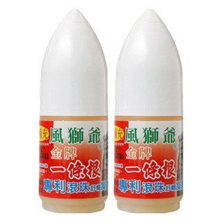風獅爺 一條根滾珠凝露 熱感 40g, 1入, 2瓶