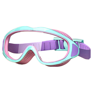 防水防霧兒童蛙鏡, 衝浪夢幻紫, 1個