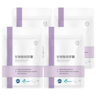 De Chuang 德創生技 甘胺酸鎂膠囊, 30顆, 4包