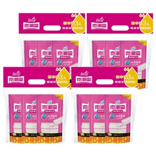 farcent 花仙子 克潮靈 除濕桶補充包 檜木香, 1.05kg, 4袋