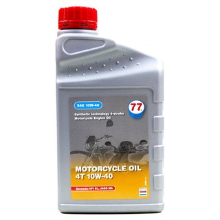77 MOTORCYCLE 4T 10W/40 銀罐 摩托車機油, 3800, 1瓶