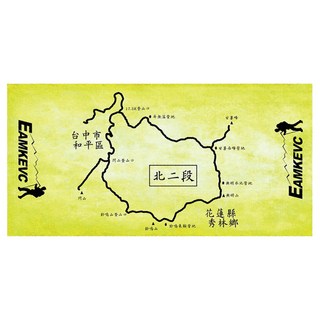 EAMKEVC 伊凱文 中央山脈大縱走系列登山頭巾 北二段 彈性纖維快乾布 吸濕排汗透氣 EL全效抗UV