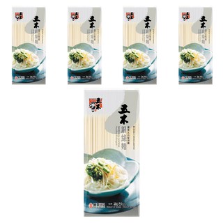 五木 銀絲麵 純素, 400g, 5包