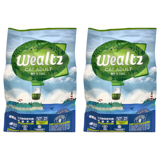 Wealtz 維爾滋 天然無穀寵物糧 成貓食譜, 2.1kg, 2袋, 新鮮去骨雞肉, 雞肉粉, 水解雞肉, 水解魚肉, 鮭魚粉, 豌豆, 扁豆, 甘藷, 雞脂, 魚油