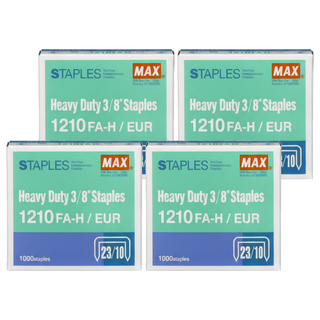 MAX 美克司 1210FA-H 釘書針, 4盒