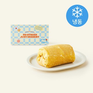 빌리엔젤 커스터드 바닐라 수건 케이크 (냉동), 130g, 1개