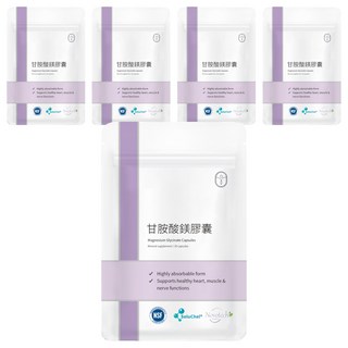 De Chuang 德創生技 甘胺酸鎂膠囊, 30顆, 5包