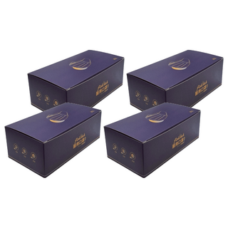 Finetech 釩泰 成人平面醫用口罩 滿版寬耳, 琉璃紫, 30片, 4盒