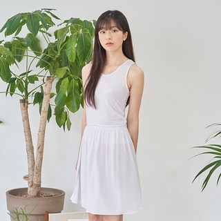 素色透氣5分內搭裙