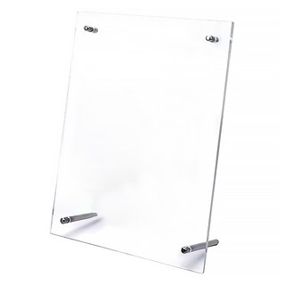 W.I.P 台灣聯合文具 A5立棒式型錄展示架 適用A5相片 尺寸25.7x19.2cm 台灣製造, 透明色, 1個