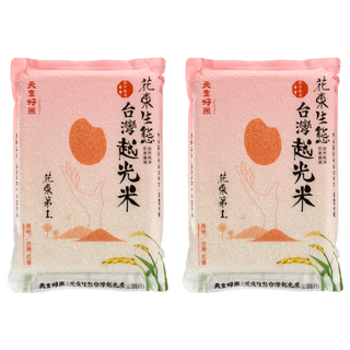 天生好米 花東生態台灣越光米 花東第一米 國家檢驗, 1.5kg, 2包, CNS一等