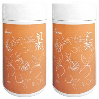 LAOMU 紅玉紅茶, 台灣本地自然農法種植, 無糖無添加, 鋁箔單片包裝, 50g, 1罐, 2罐