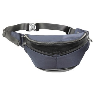 RUSA 鹿薩 騎行者 單肩包 RS-BS-302 防水拉鍊設計, 40 x 19 x 10cm, 沉穩藍