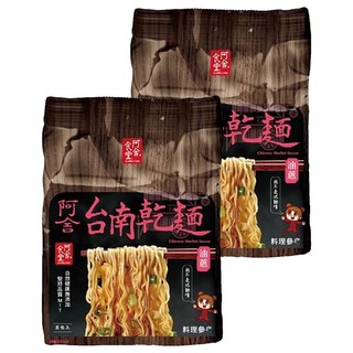 阿舍食堂 台南乾麵 油蔥, 極細麵體, Q彈勁道, 10包