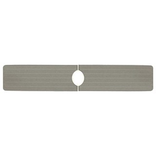 沐慕家居 珪藻土吸水墊 60 x 10cm 深灰色 100%天然材質 快速乾燥, 1個