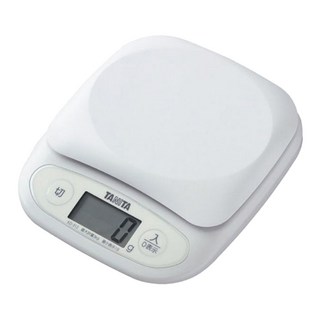 TANITA 塔尼達 日製電子料理秤 KD-312 (3kg/1g), 寬面白
