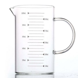 KALDIN 耐熱玻璃量杯壺 MS-01, 單一顏色, 1L, 1個