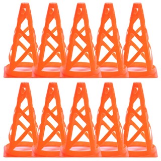 足球彩色角錐 10入, 橘色, 1組
