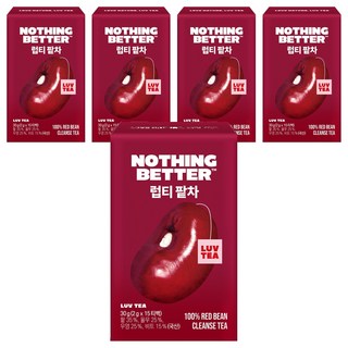 nothing better LUV TEA 紅豆薏仁茶三角茶包, 2g, 15包, 5盒