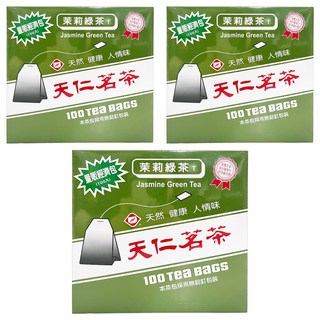 天仁 茉莉綠茶, 1.5g, 100包, 3盒