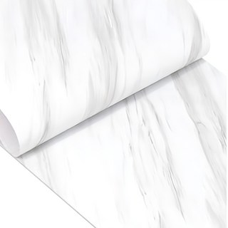 WA. WALL ART INDOORS 大理石自黏防水壁紙 霧面爵士白 PVC材質, 300 x 60cm
