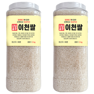 대한농산 통에담은 이천쌀 백미, 상등급, 2kg, 2개