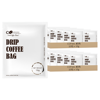 COFeeL凱飛 鮮烘豆特調阿拉比卡濾掛咖啡, 專業烘豆, SCA認證, 10g, 10包, 2組