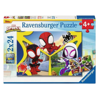 維寶拼圖 蜘蛛人與他的神奇朋友們 24P 1盒 - 兒童益智玩具 激發無限想像力