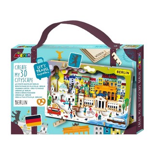 AVEnIR 我的3D手作城市風光-柏林, 木質夾板, 紙製品, 6歲以上, 1盒
