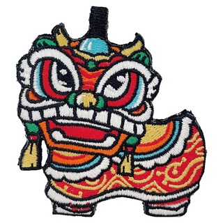 Hi 你好 刺繡鑰匙圈, 舞獅, 1件