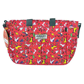 HUGGER 媽媽包, 37 x 32 x 32cm, 歡樂鳥 粉色