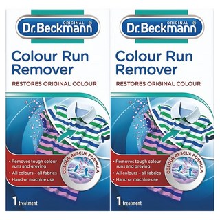 Dr.Beckmann 貝克曼博士 染色還原劑 2入 Set, 消除暗沉 恢復潔白, 德國製造, 不含氧化漂白劑 不傷衣料, 150g, 1組