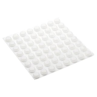 矽膠防撞靜音墊 加厚耐磨防滑 單粒直徑0.8cm 1入, 10 x 10cm, 1組