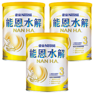 雀巢 Nestle 能恩水解3 部分水解蛋白 幼兒營養成長配方奶粉, 800g, 3罐