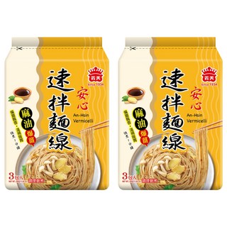 義美 速拌麵線 麻油爆薑 110g, 6包