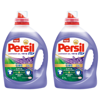 Persil 寶瀅 韓國原裝進口 強效淨垢 薰衣草護色凝露, 2.7L, 2瓶