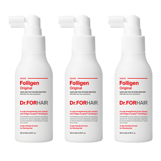Dr.FORHAIR Folligen經典健髮滋養頭皮水, 120ml, 3瓶