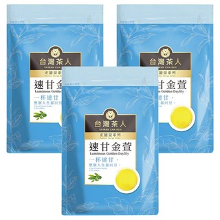 台灣茶人 正能量系列 速甘金萱, 2g, 25包, 3袋