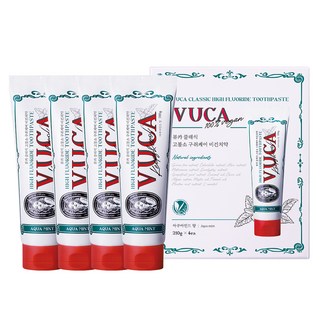 vuca 經典高氟口臭護理牙膏, 210g, 4條