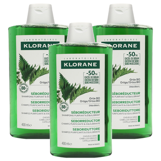 KLORANE 蔻蘿蘭 控油洗髮精 草本香氣, 400ml, 3件